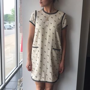 Madewell embroidered pocket dress
